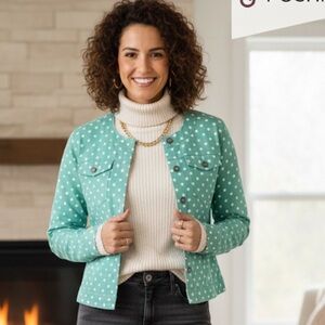 The tog shop polka dot jacket size 10